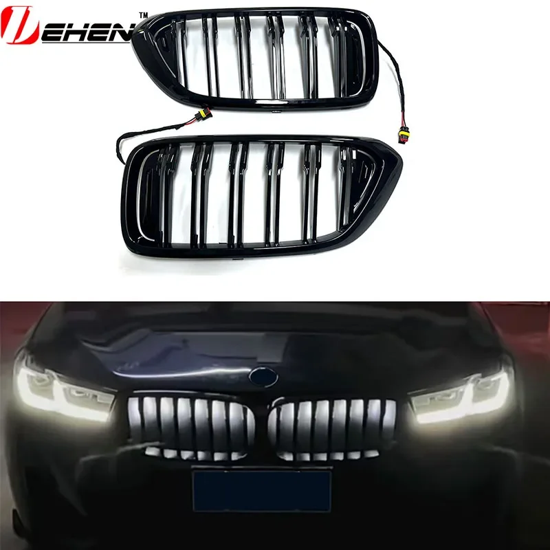 Rejilla de riñón BMW LED delantera para Serie 5/6/7 y GT