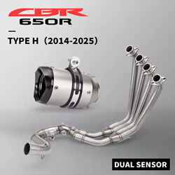 Sistema de escape completo Honda CB650F/CB650R/CBR650F 2014-2025