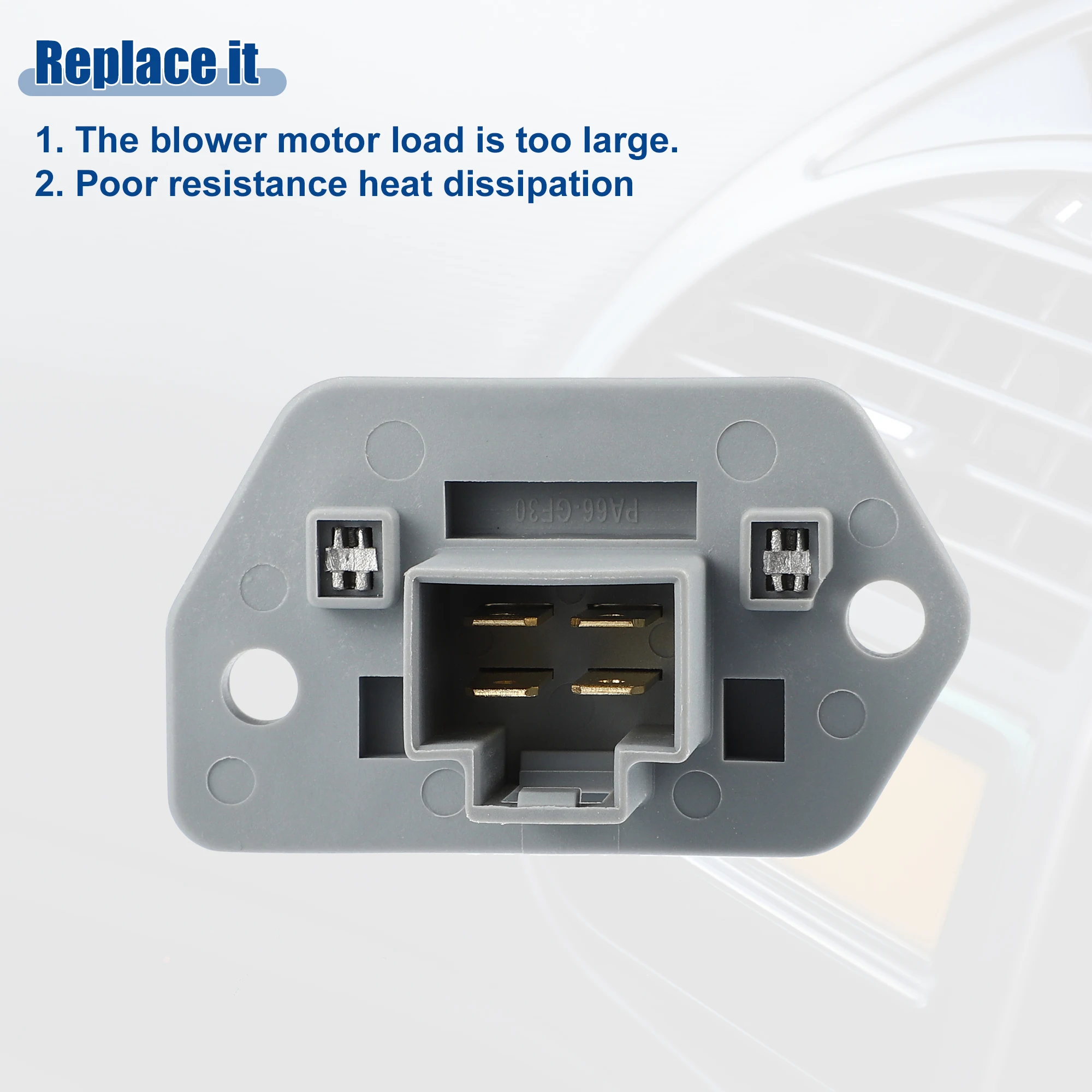 Conector de 4 pines de la resistencia