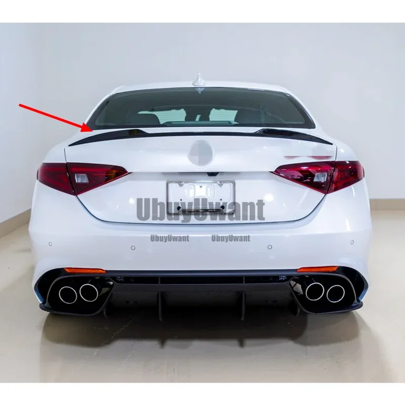 Alerón trasero fibra de carbono Alfa Romeo Giulia Sedan 2016-2021 - imagen 3