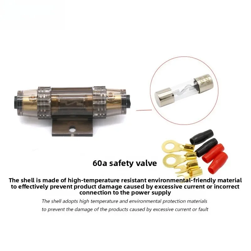 Able 6GA 8GA 10GA Cable amplificador de potencia de Audio para coche Cable de subwoofer Cable amplificador de potencia de modificación de Audio - imagen 5