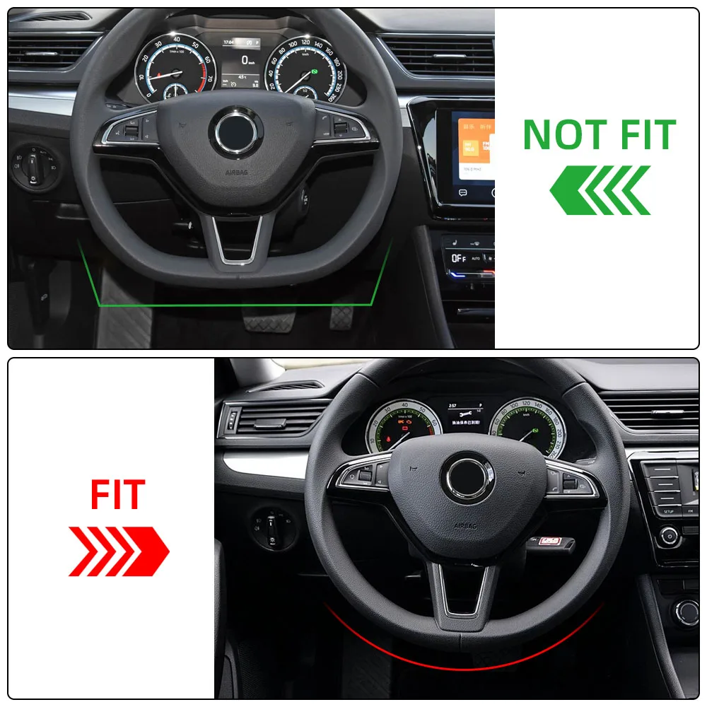 Embellecedor de volante Skoda Kodiaq, Octavia, Rapid y Superb - imagen 2