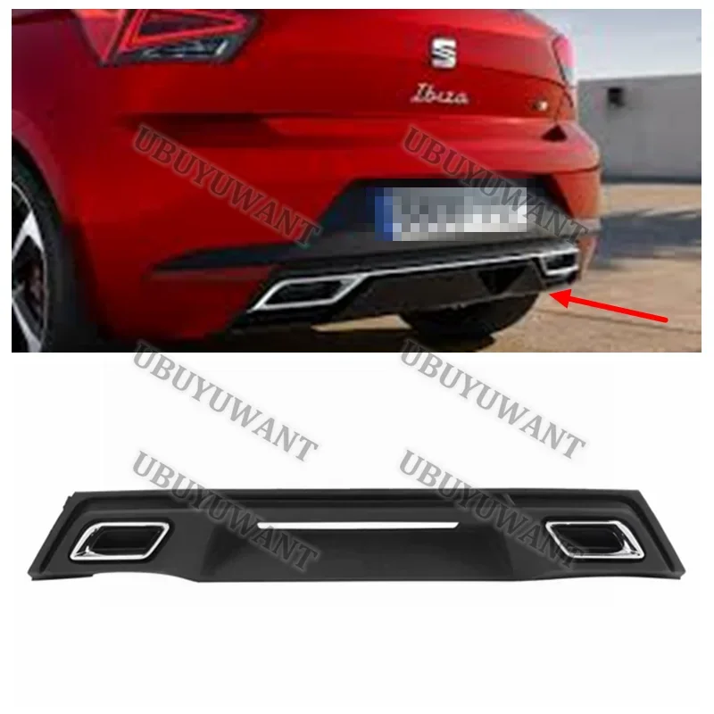 Difusor trasero FR negro mate Seat Ibiza MK5 6F - imagen 4