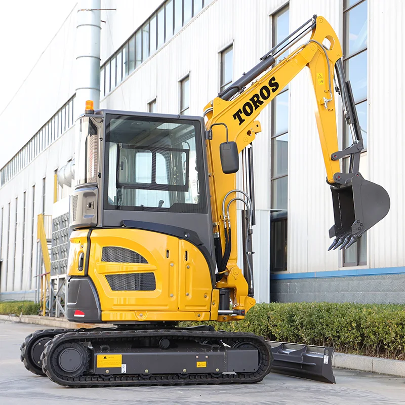 Miniexcavadora hidráulica multifunción diésel con orugas - imagen 3