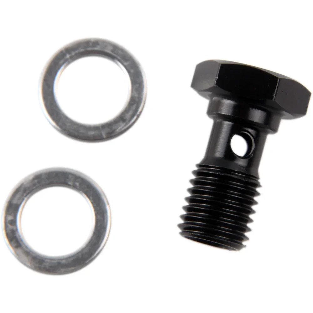 Nueva motocicleta hidráulica de acero inoxidable Nylon trenzado AN6 manguera de combustible Banjo 12 14mm con tornillo de embrague M12 M14 X 1,5 - imagen 4