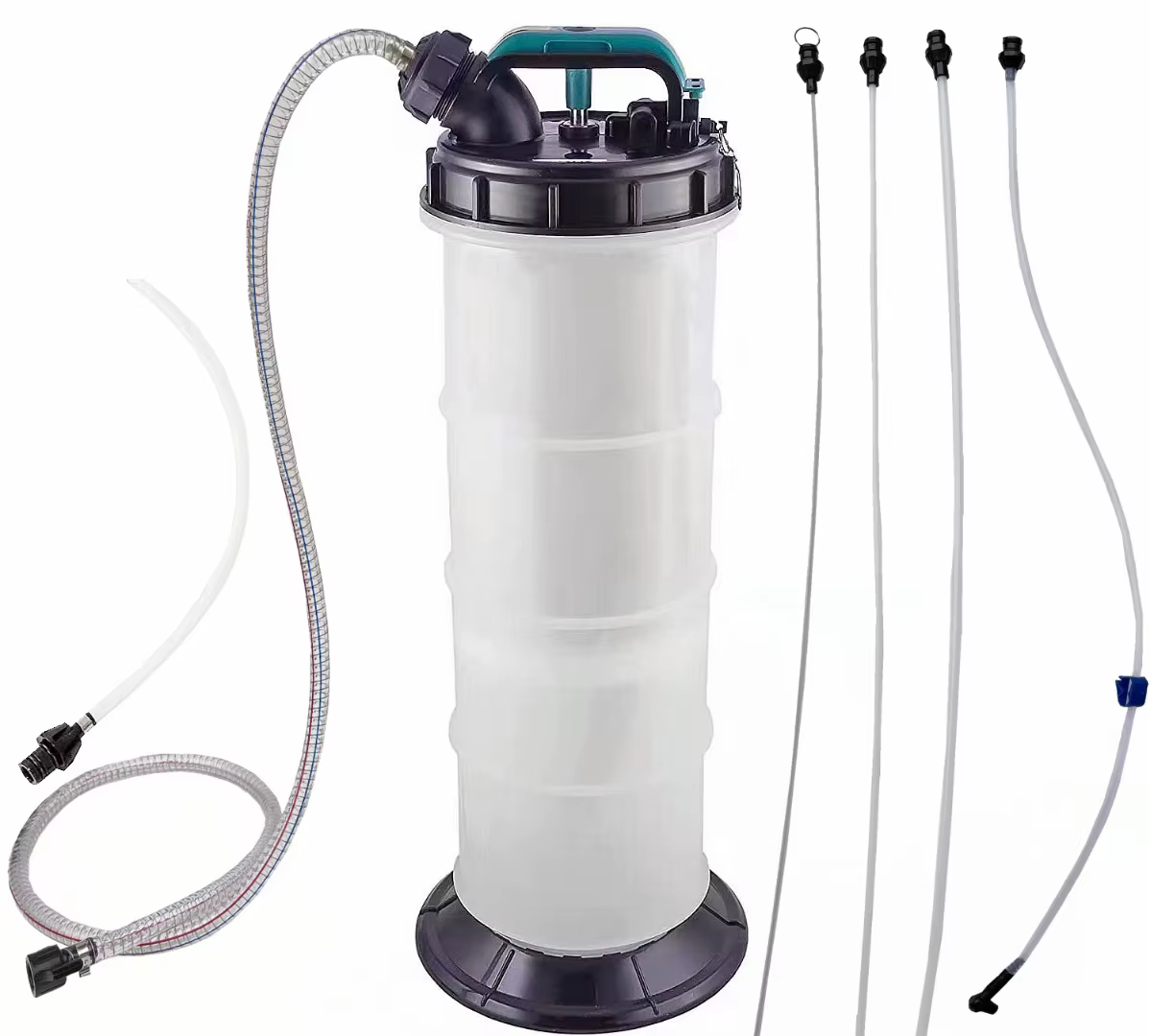 Bomba extractora de aceite y líquidos manual y neumática para coche - imagen 3
