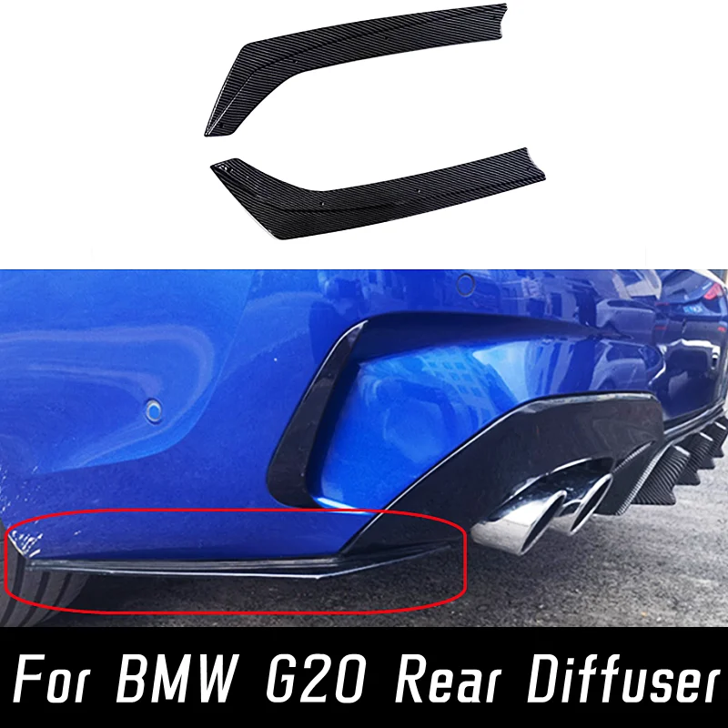 Protector paragolpes trasero BMW Serie 3 G20 estilo splitter