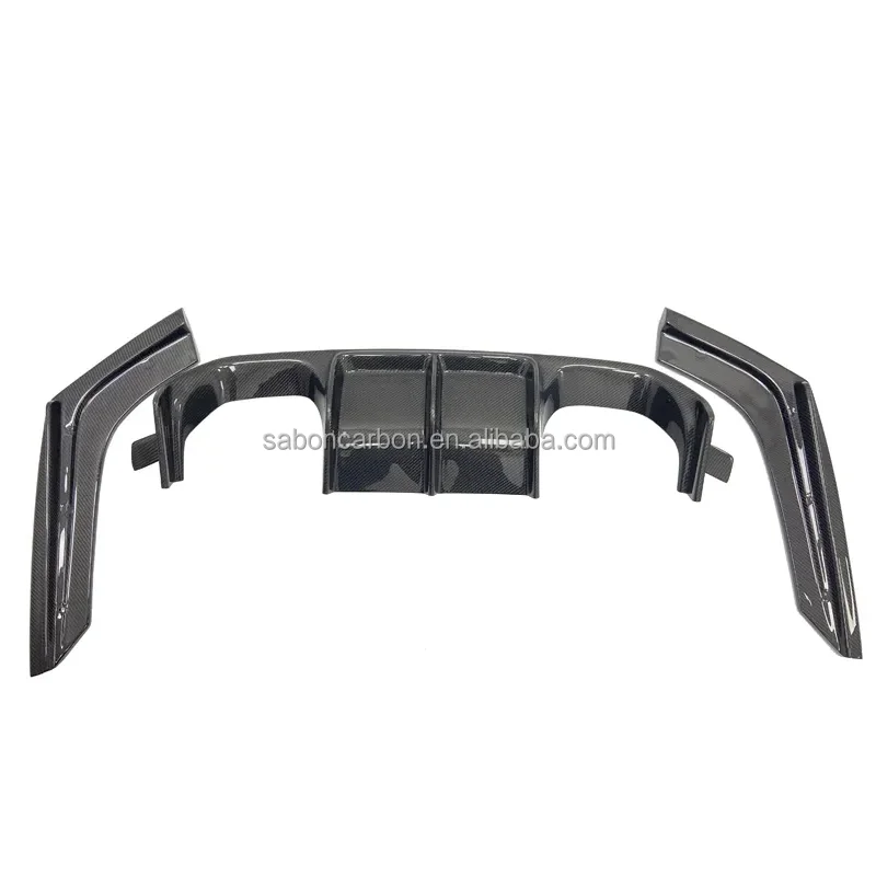 Difusor trasero labio fibra carbono BMW F80 M3 F82 M4 2015-2019 - imagen 2