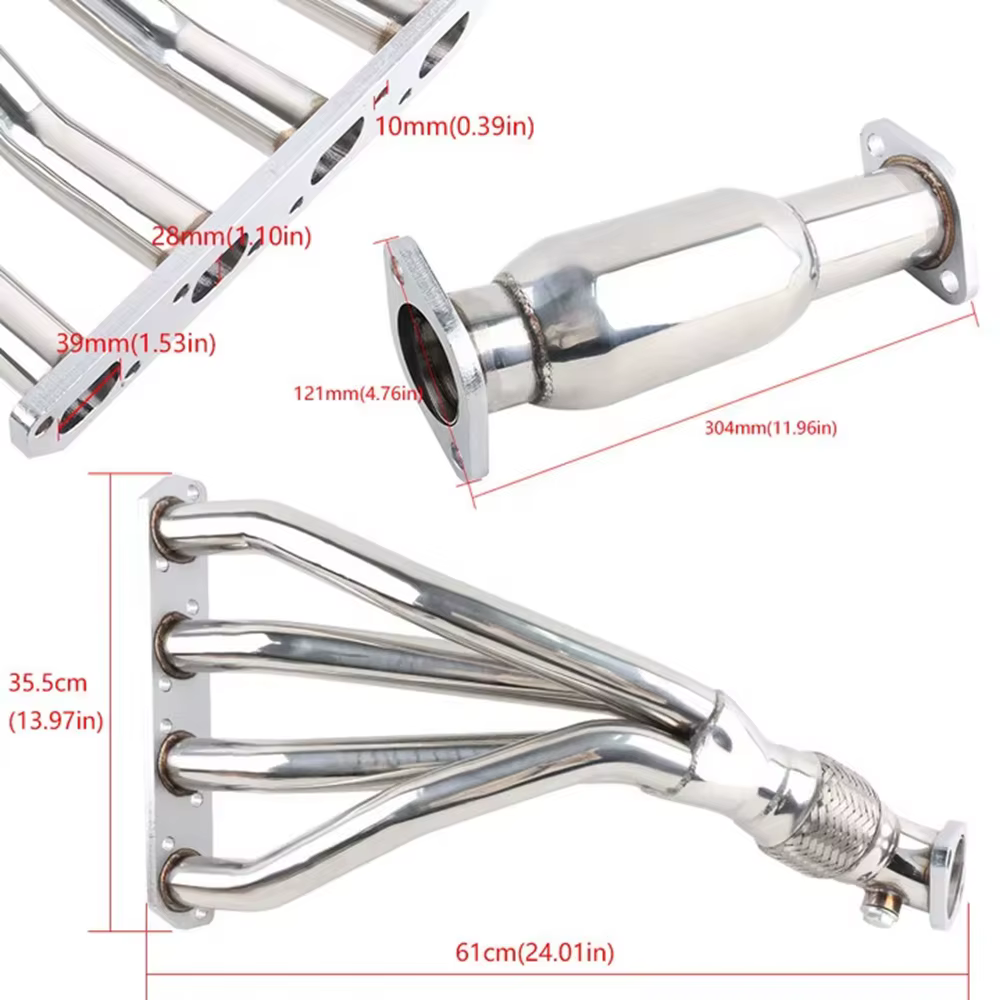 Colector y tubo de escape inox – Mini Cooper R53 1.6 - imagen 2