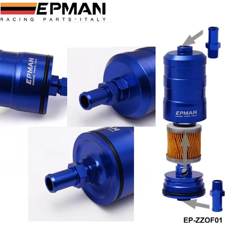 EPMAN Racing UNI Competition, filtro de combustible de 10 micras - imagen 5