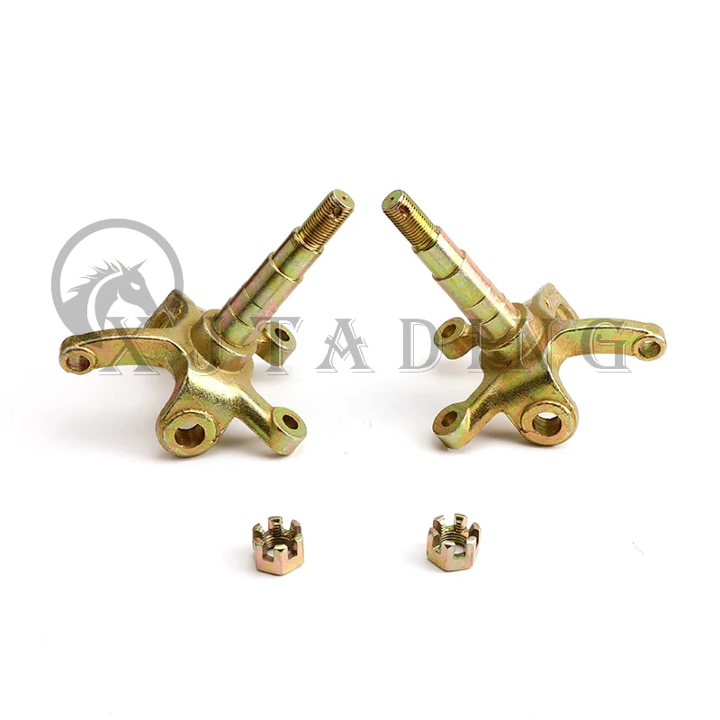 1 par de husillos de nudillo de puntal de dirección de 17mm-20mm aptos para China ATV 110cc 150cc 200cc 250cc Go Kart Buggy UTV Quad piezas de bicicleta - imagen 2