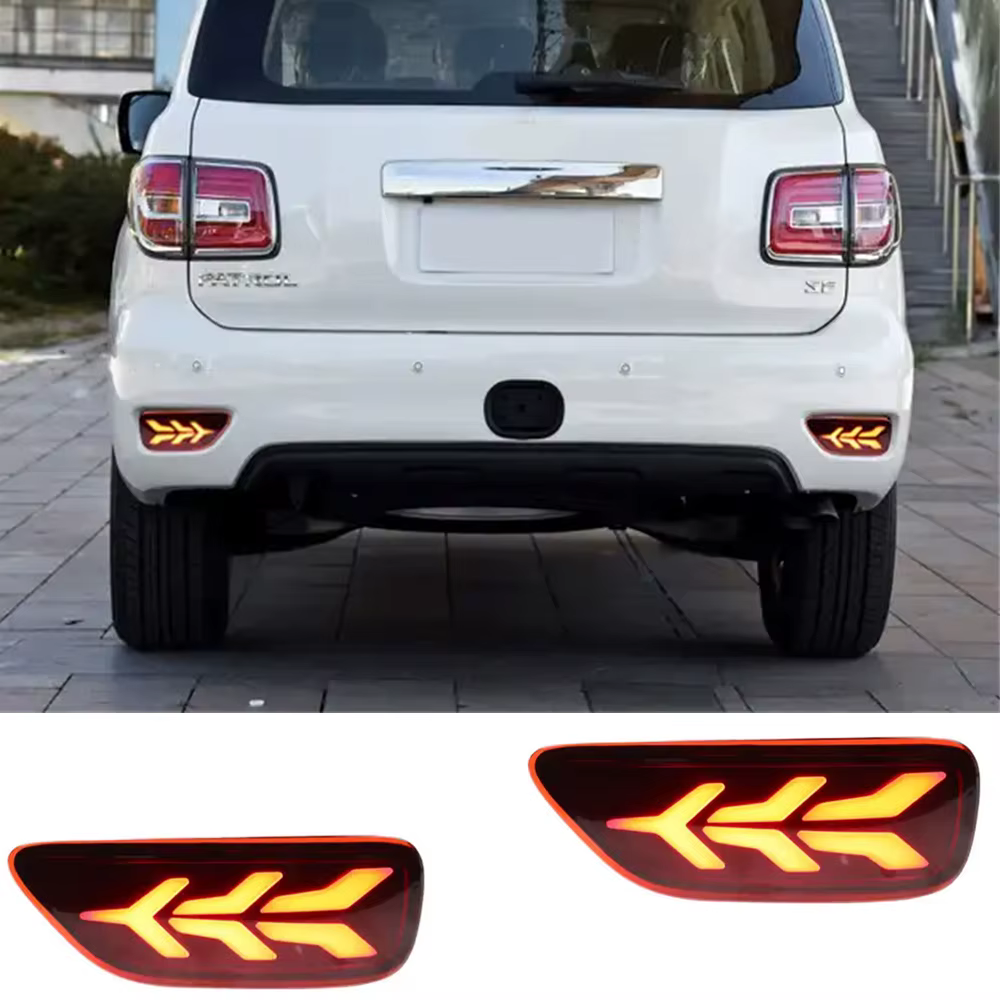 Piloto trasero LED Nissan Patrol 2012-2019 con intermitente y luz de freno