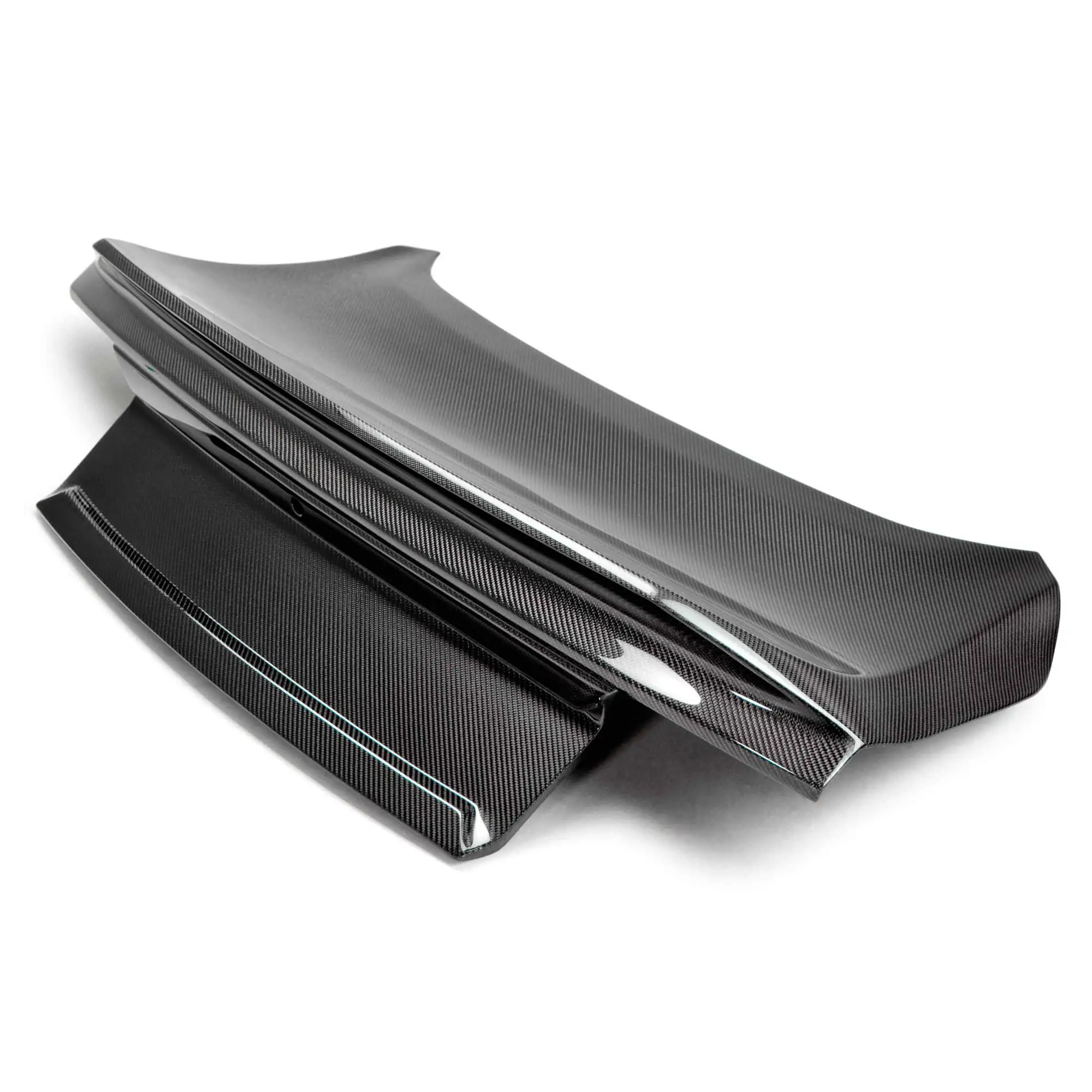 Tapa de maletero de fibra de carbono con alerón para Ford Mustang S550