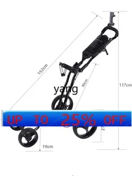 Carrito golf pliable con bolsa y freno de mano – CX 4 ruedas