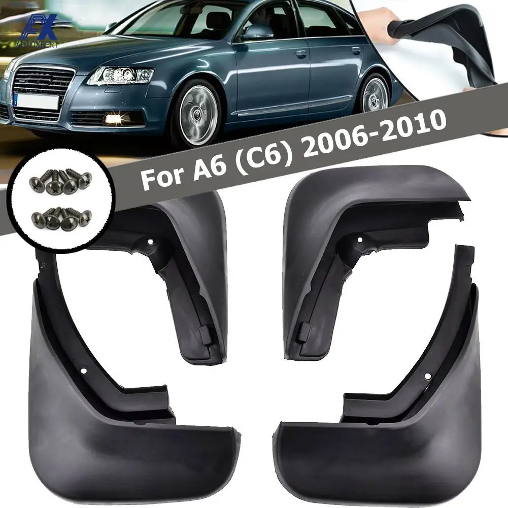 Kit guardabarros Audi A6 C6 - delantero y trasero (2006-2010)