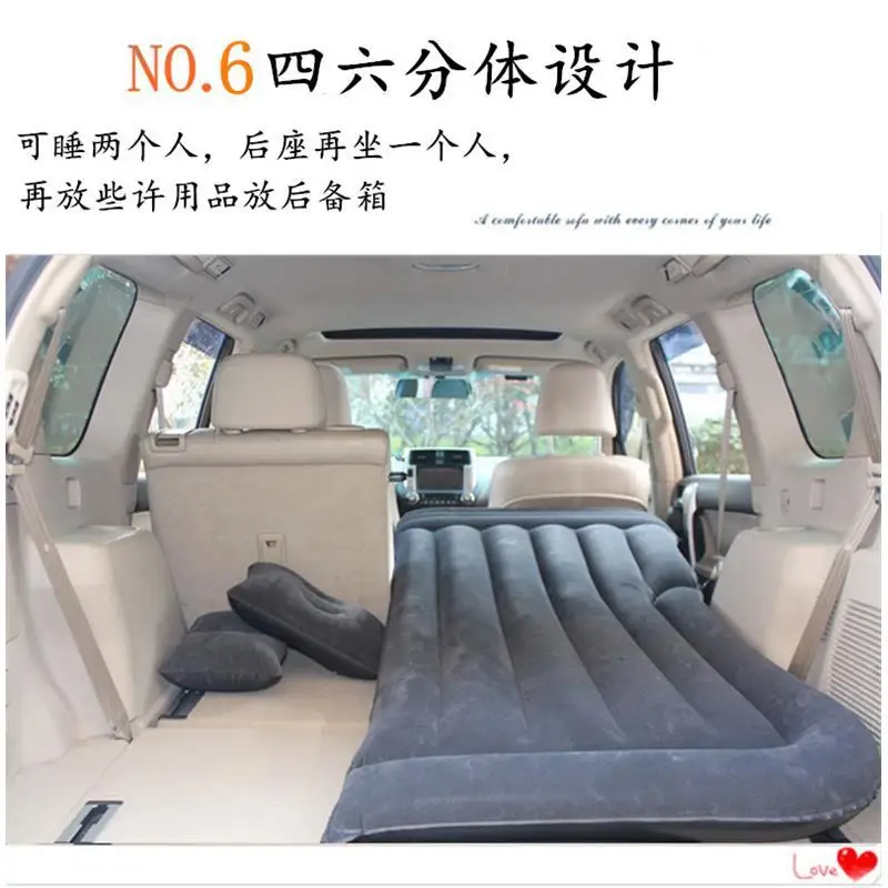 Colchón inflable maletero SUV – Cama de viaje resistente y reversible - imagen 4
