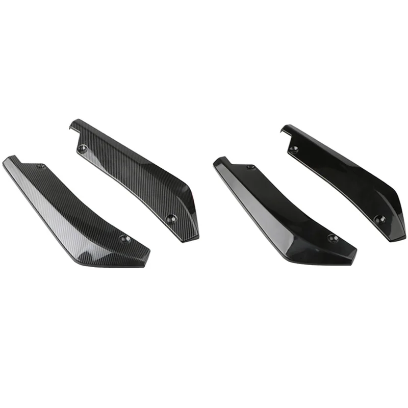 Difusor trasero fibra de carbono universal – Labio parachoques con divisor - imagen 3