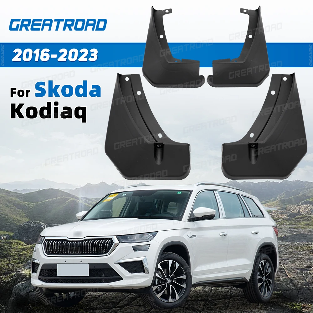 Protectores salpicaduras Skoda Kodiaq 2016-2023 (delantero y trasero)