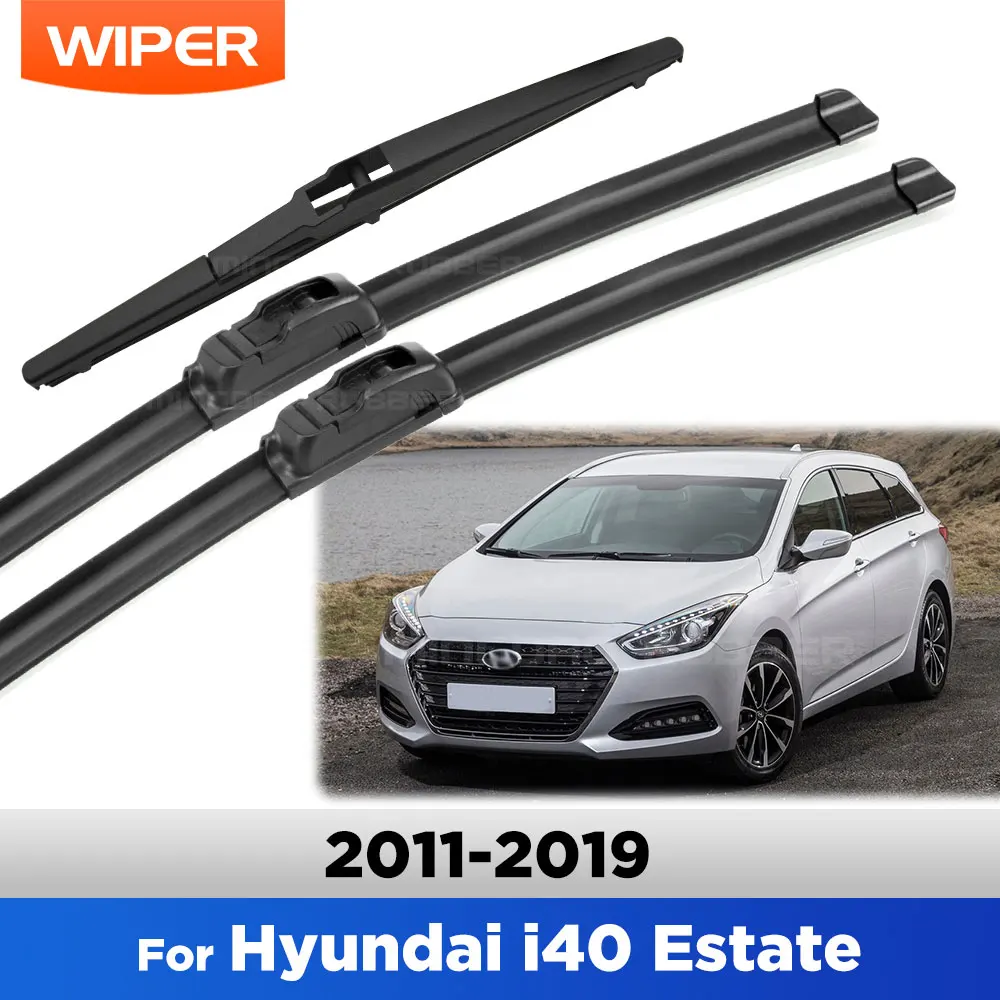 Limpiaparabrisas delantero y trasero para Hyundai i40 Estate 2011-2019