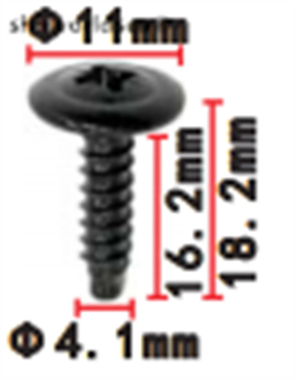 Shhworldsea 24541970 Grapa de fijación para parachoques Wuling - imagen 2