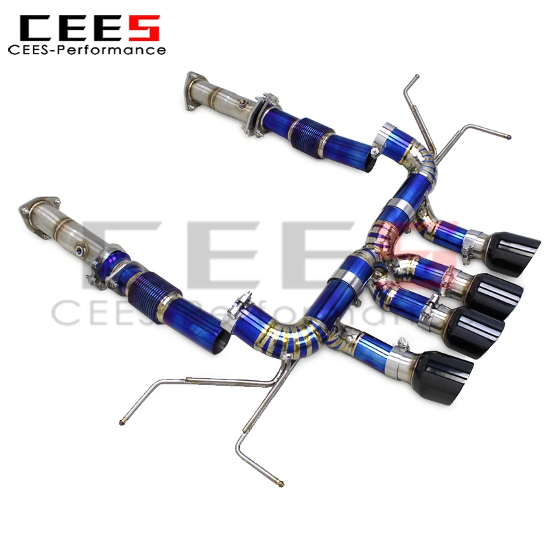 Cees Sistema de escape cat-back recto para Chevrolet Corvette Z06 - imagen 2