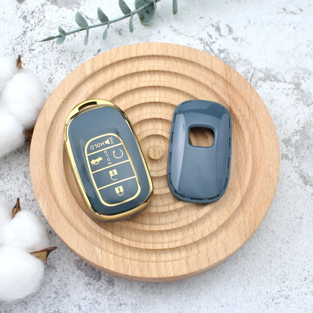 Funda de TPU para mando a distancia de coche, carcasa de 4/5 botones para Honda Civic Accord HR-V CRV 2022 2023 2024, accesorios de soporte - imagen 3