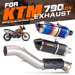 Tubo intermedio de escape para KTM 790 Adventure/R 2019-2021