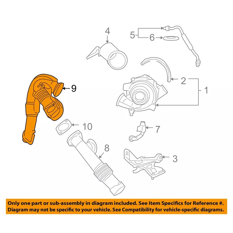 AB56 5C3Z6K854CB Kit escape diésel Ford F250 350 6.0L 2005-2007 - imagen 5