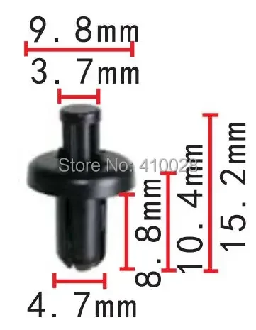 Subaru 909140059 Clip de fijación para guardabarros - imagen 2