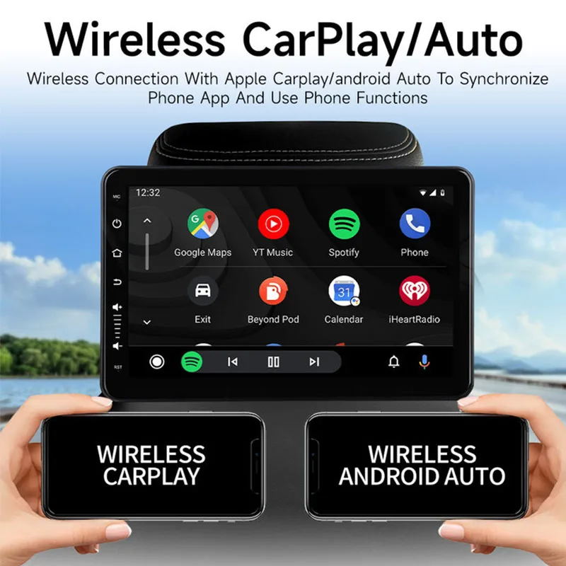JIUYIN Monitor reposacabezas con pantalla IPS táctil Android WiFi - imagen 2