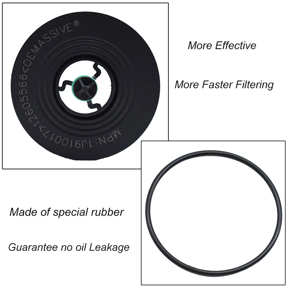 QTY 3, filtro de aceite 12605566   Para Buick Chevrolet HHR Cadillac BLS 2007 2008 2009 2010 / Chevrolet Malibu 2011 2012 2013 2014 2015 - imagen 5