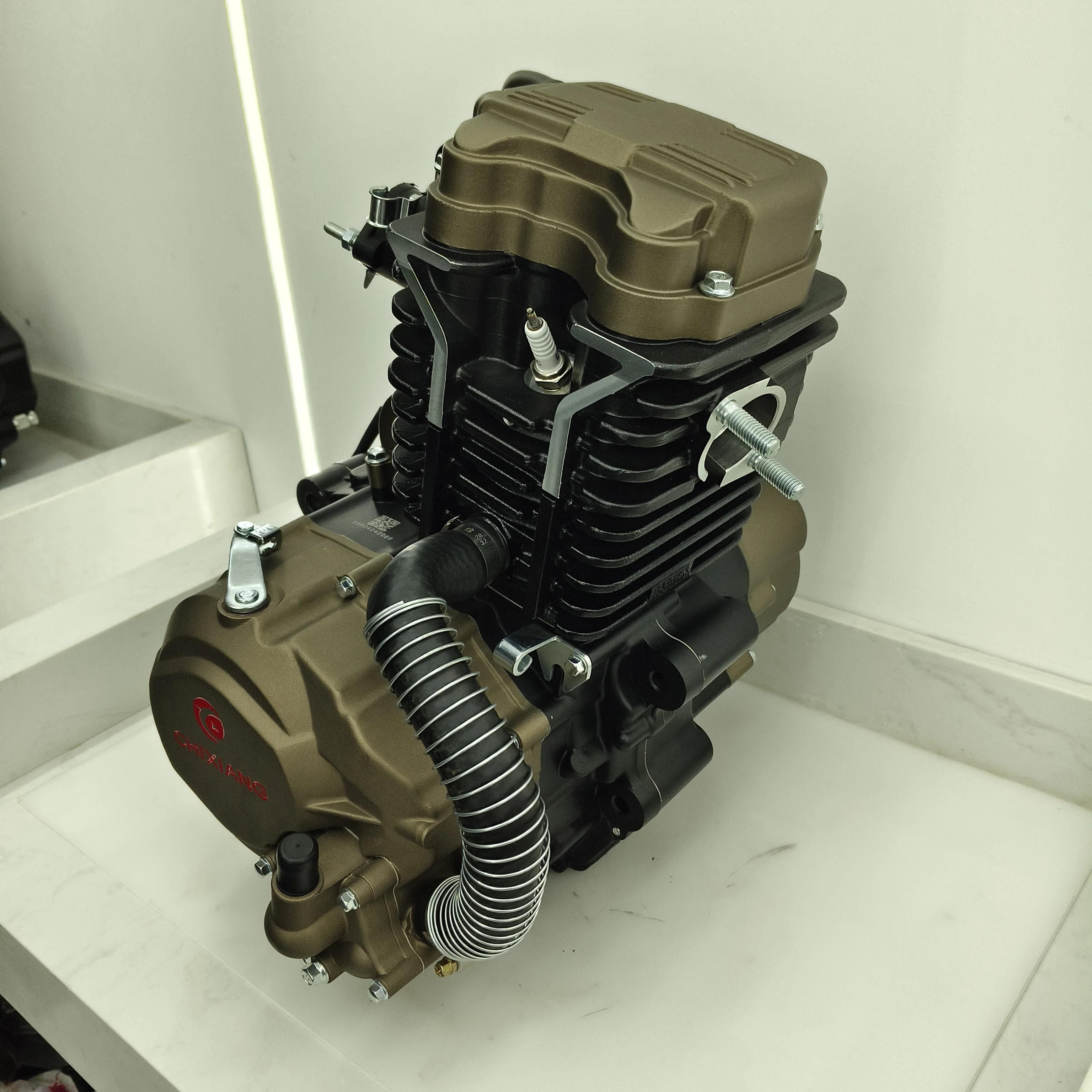 NewCG 200 250 300 350cc embrague Manual triciclo refrigerado por agua motor de motocicleta 4 tiempos con encendido CDI patada de arranque eléctrico - imagen 3