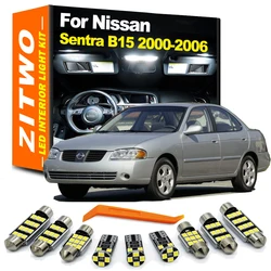 ZITWO Bombillas LED Canbus interior y maletero Nissan Sentra B15