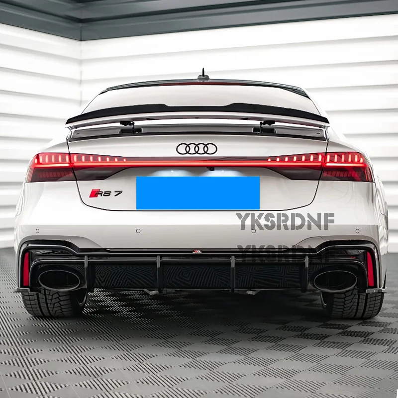 Alerón trasero ABS Audi A7 S7 RS7 2019-2022 negro brillante o carbono - imagen 2