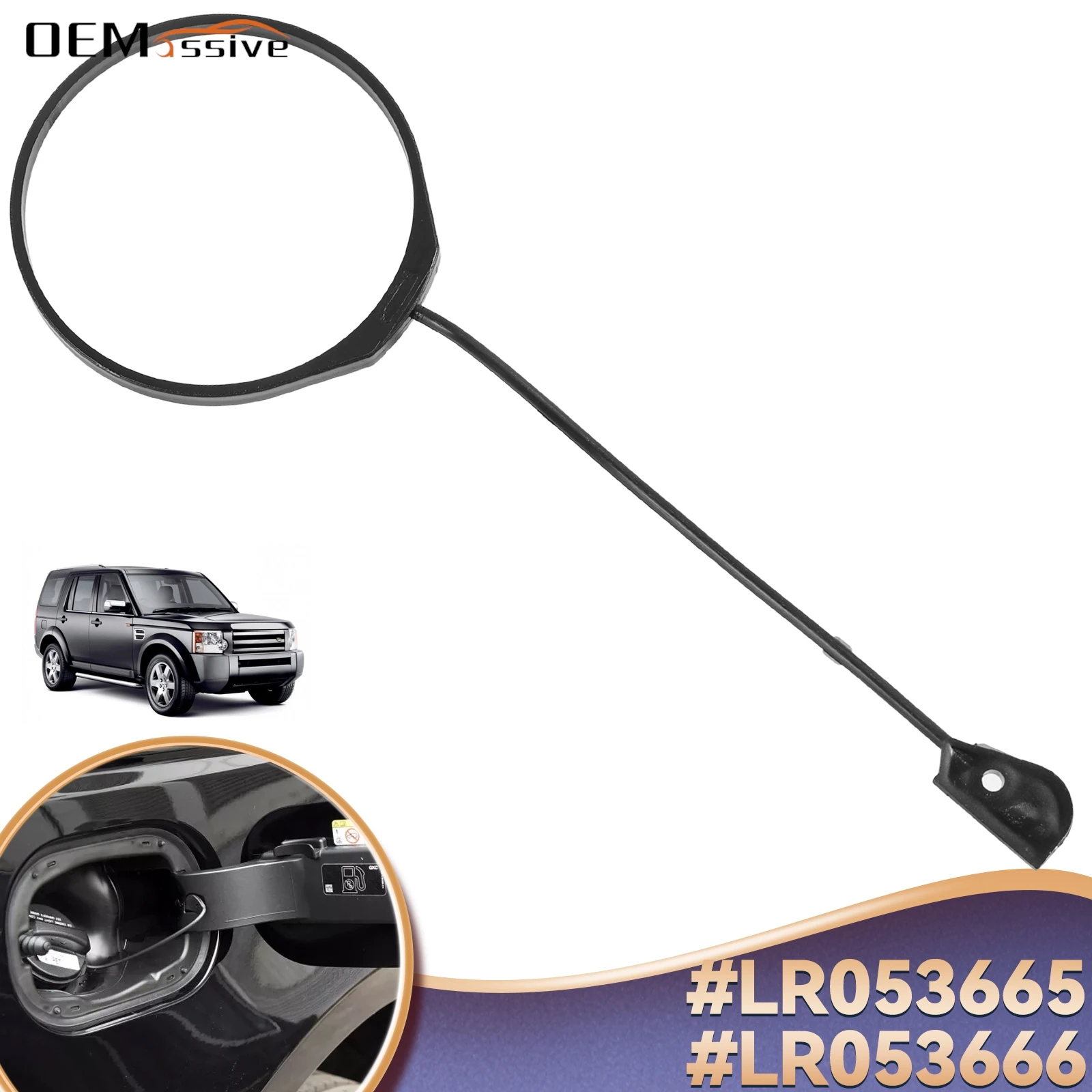 Tapa de combustible LR053665 con correa para Land Rover Discovery