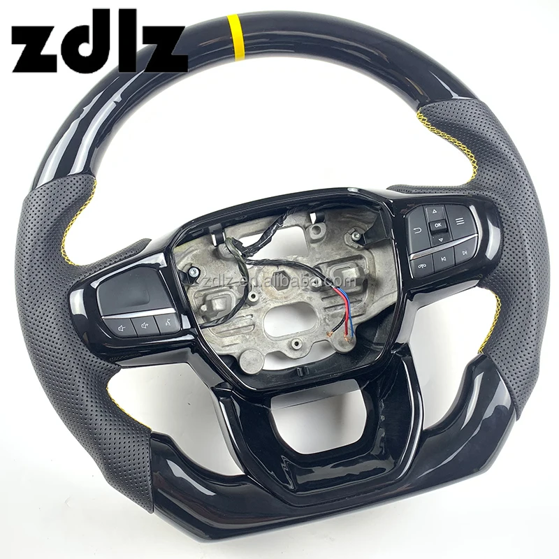 Volante de fibra de carbono para Ford Explorer 2010-2020 estilo Raptor - imagen 2