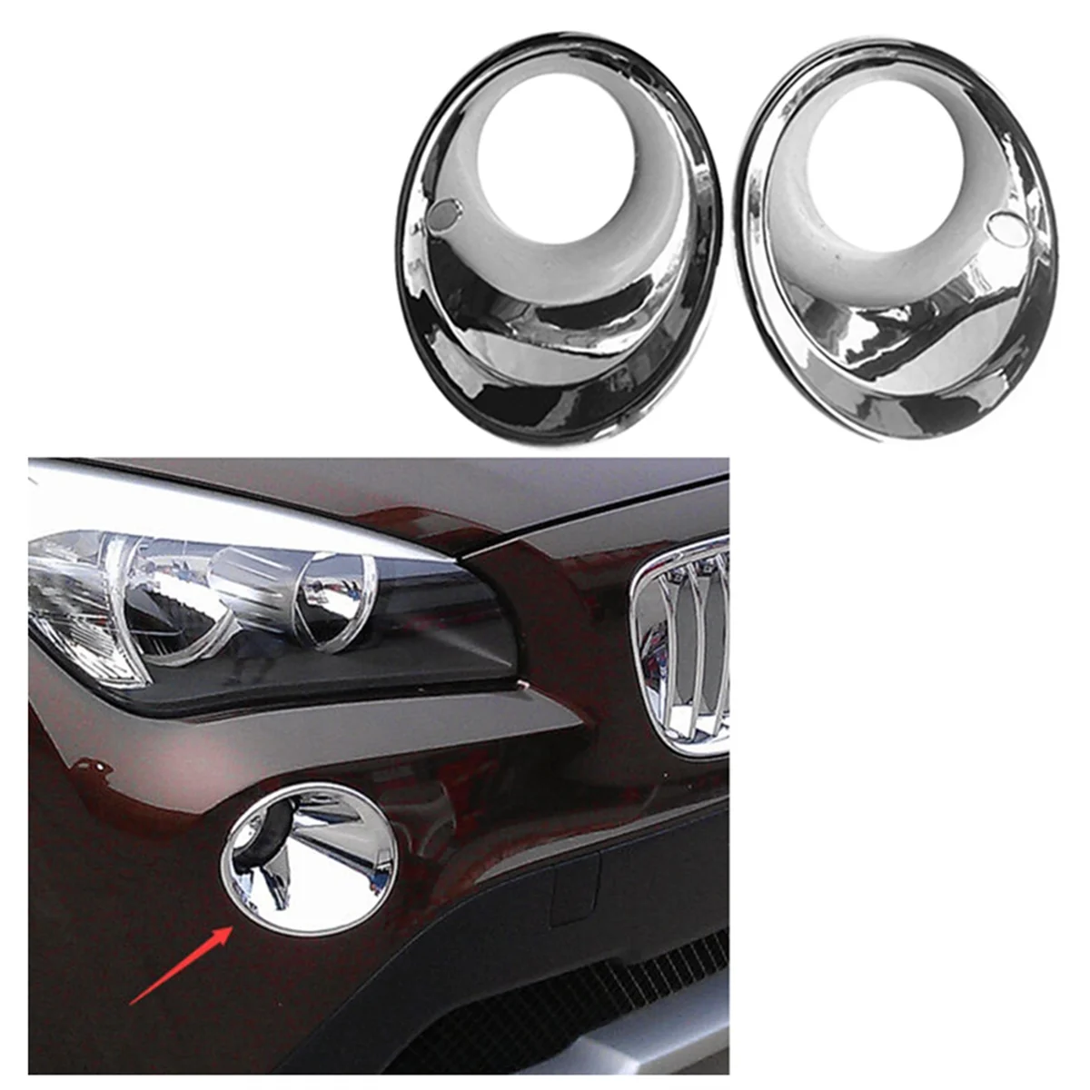 Embellecedor luz antiniebla delantera BMW X1 E84 2009-2012 - imagen 5