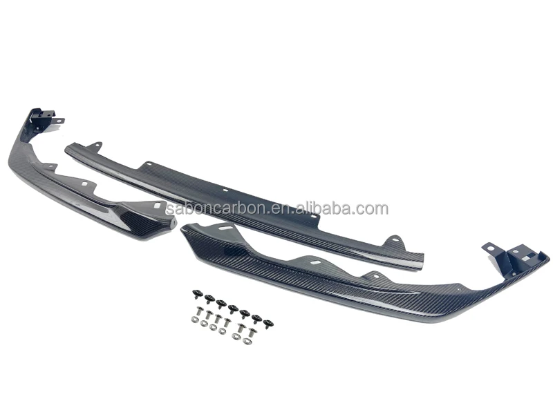 Divisor de fibra de carbono de estilo STI-P para Subaru WRX S4