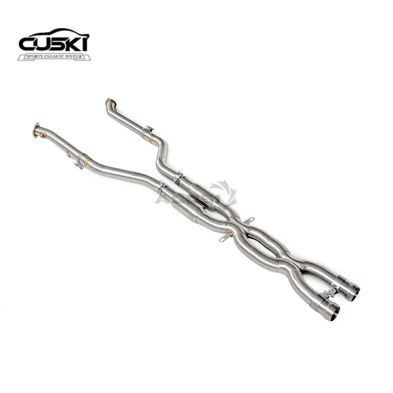 Escape alto rendimiento BMW M3 E92 V8 tubo medio y catalizador inox - imagen 4