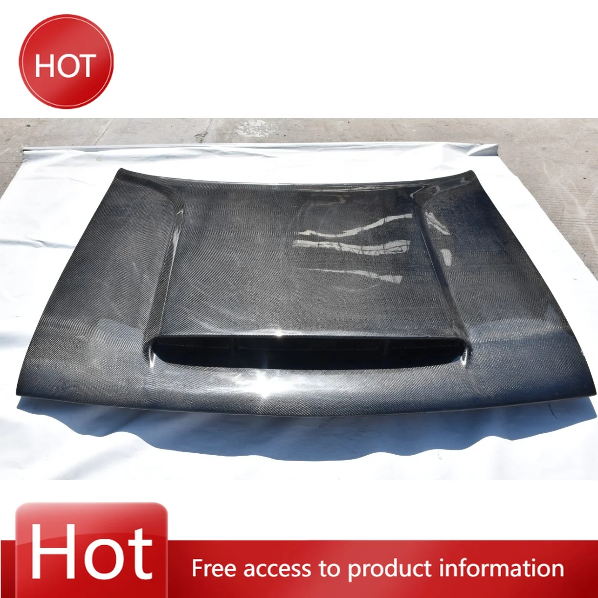 Capó fibra carbono ventilado para Dodge Challenger SRT