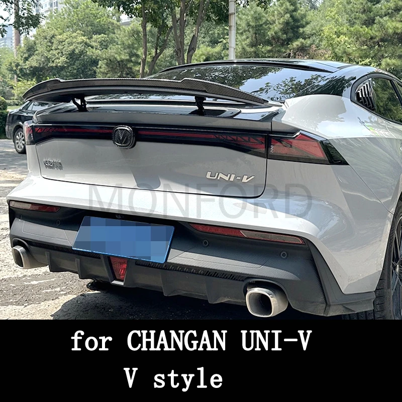 Alerón trasero con acabado de carbono para Changan UNI-V 2022-2024 - imagen 3