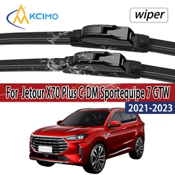 Escobillas limpiaparabrisas delanteras para Jetour X70 Plus 2021-2023