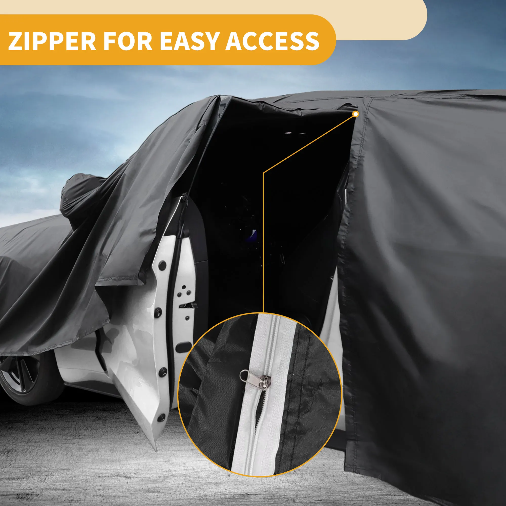 UXCELL Funda de coche impermeable para Chevy Silverado - imagen 4