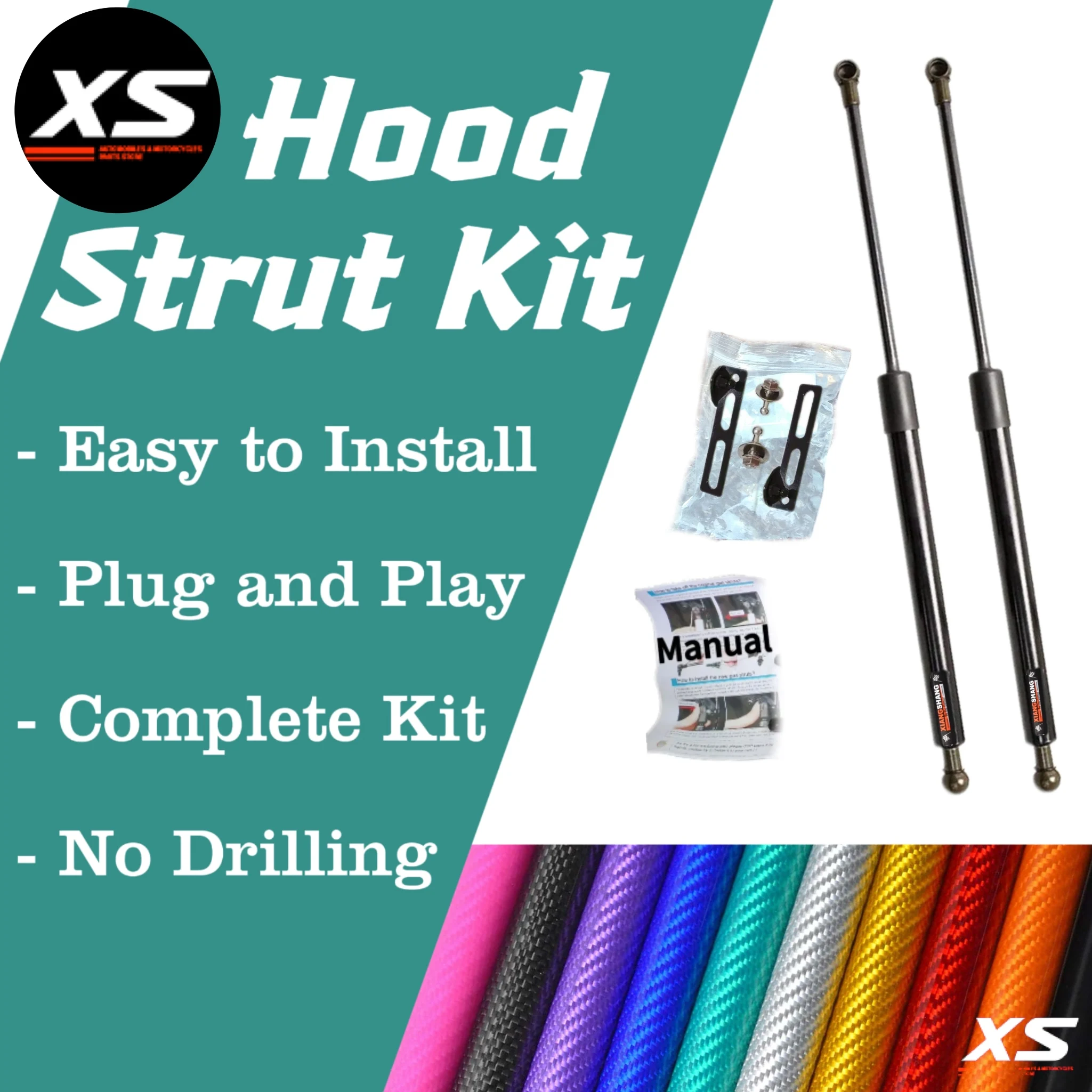 Puntales de Capó para Daihatsu Rocky 2019-2025 Toyota Raize A200 A250 A270 Perodua Ativa - imagen 2