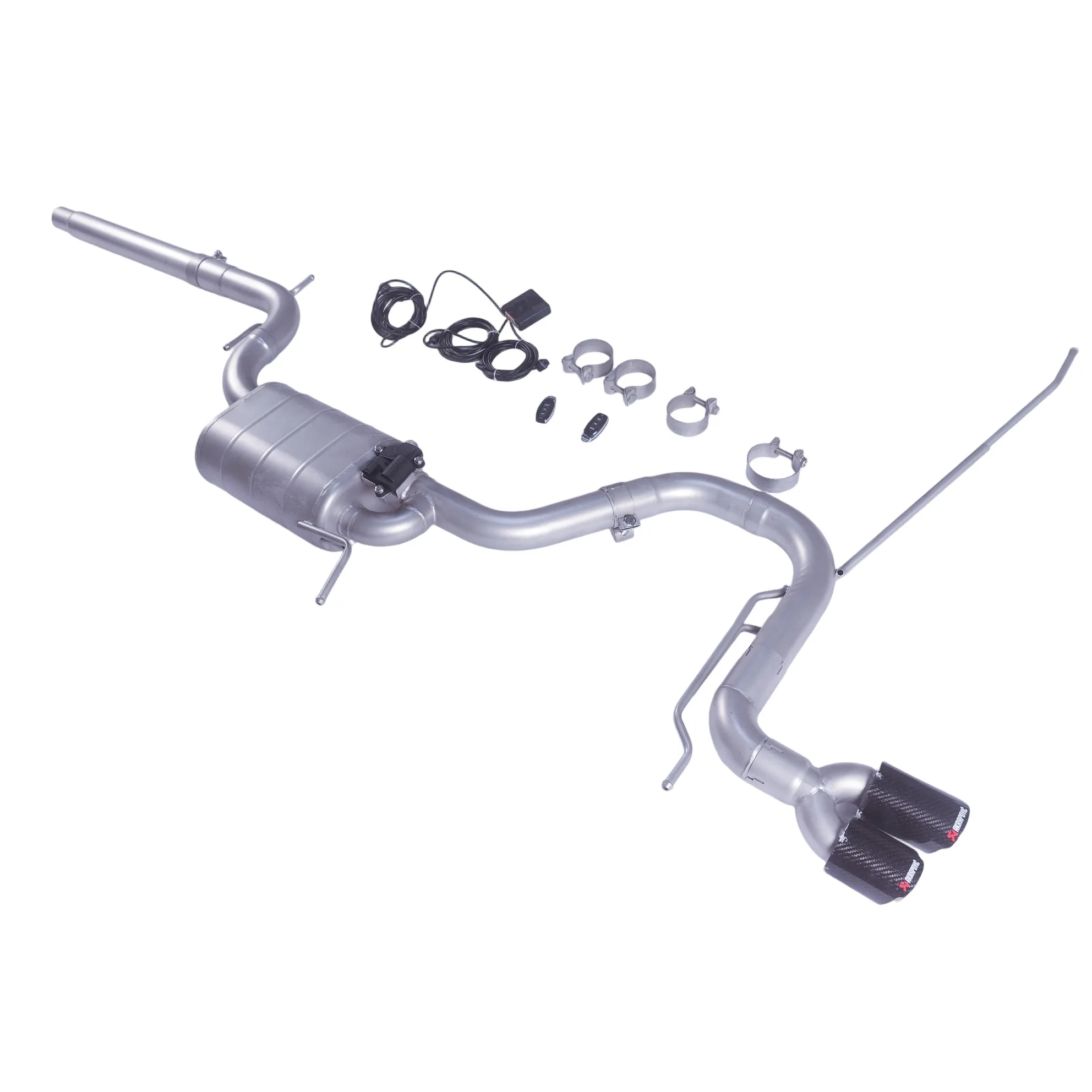 Silenciadores de válvulas de acero inoxidable para VW Golf 6 1.4 TSI - imagen 5