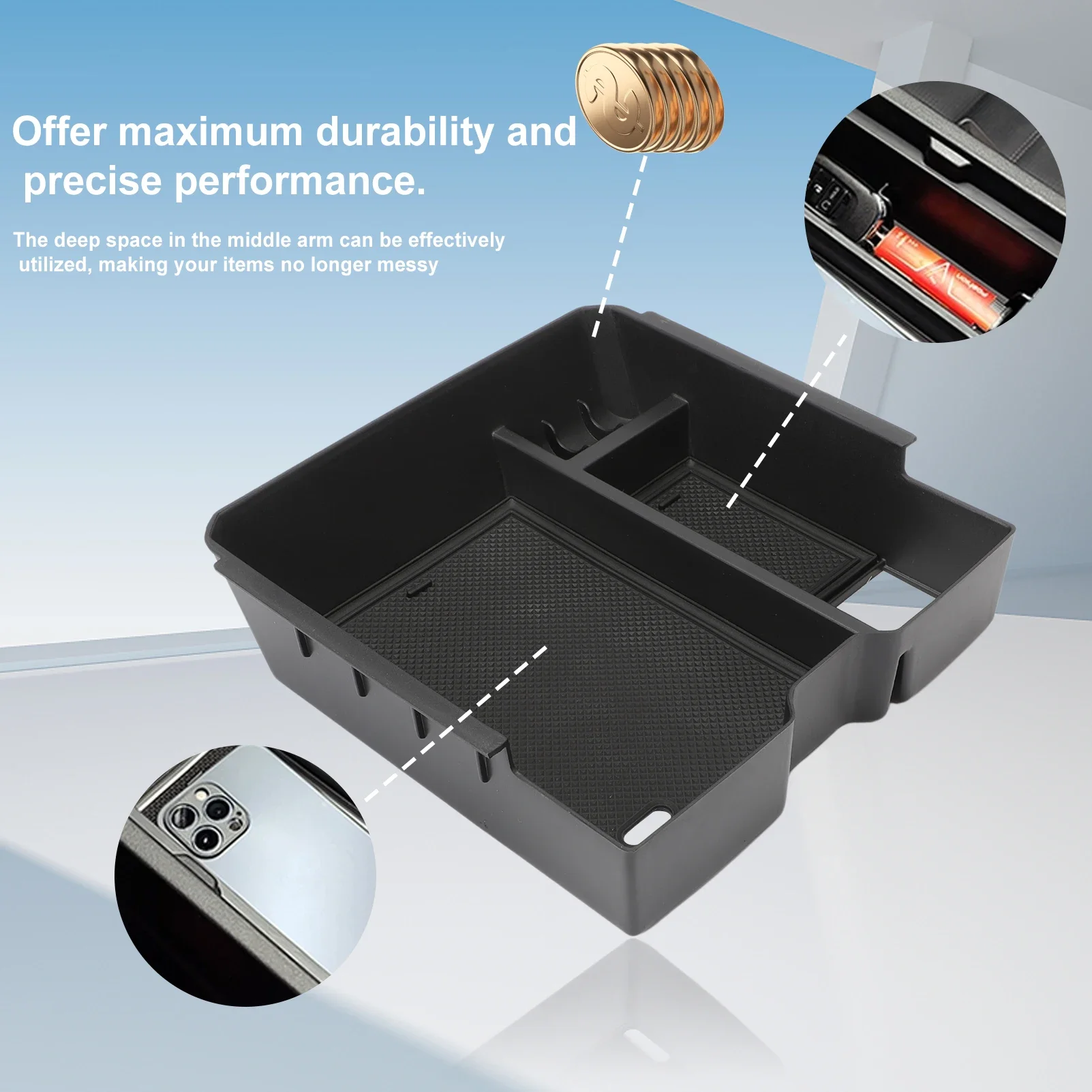 Organizador de consola central para Ford Ranger T9 2023-2025 - imagen 3