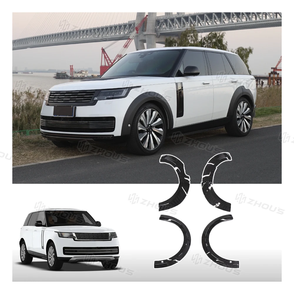 Zhous Design-flares de guardabarros anchos todoterreno, arco de rueda de fibra de carbono para accesorios L460 New Range Rover