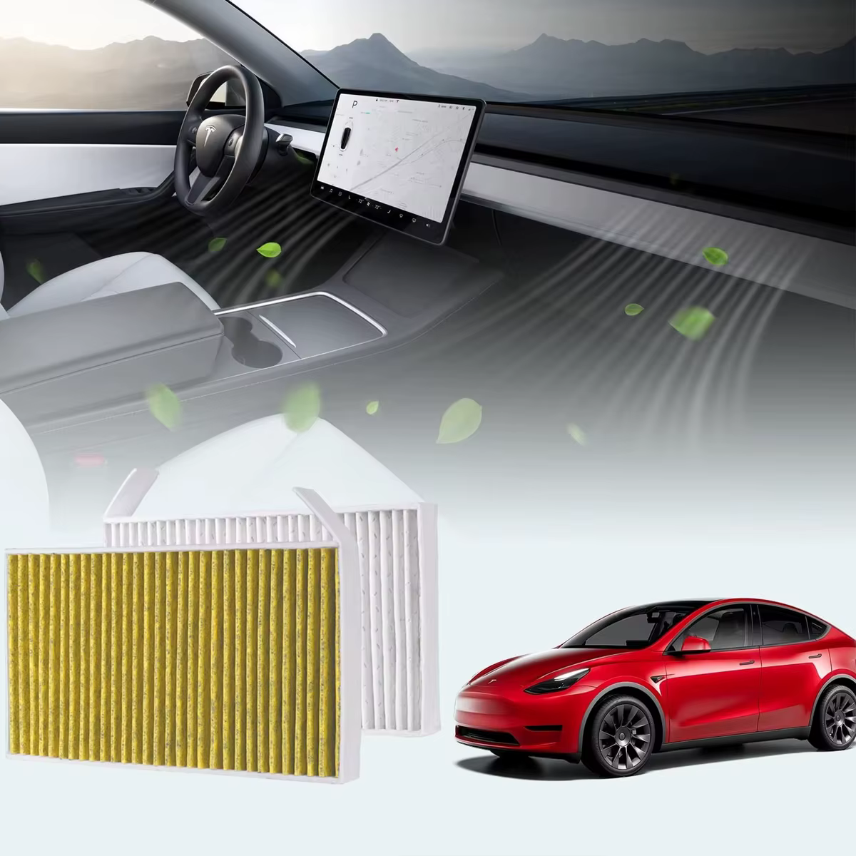 Filtro de habitáculo de carbón activo para Tesla Model 3 y Model Y - imagen 3