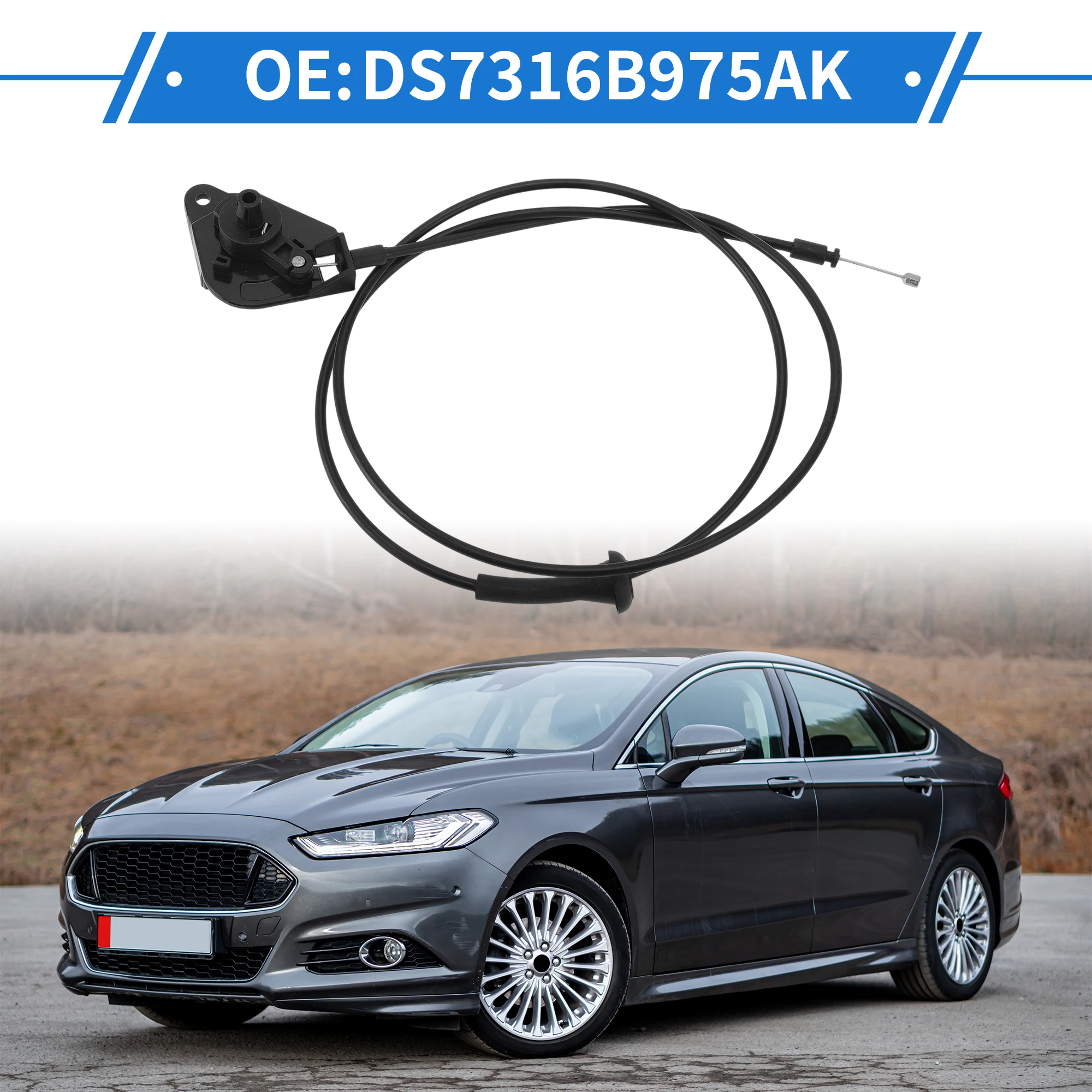 UXCELL Cable de liberación del capó OEM para Ford Mondeo V 2014 - imagen 2