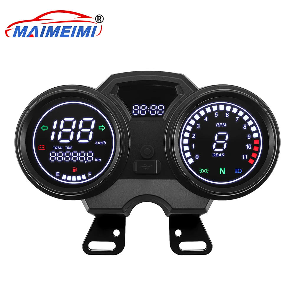 Velocímetro digital LED Suzuki GN125/GN150/EN125/GSX125